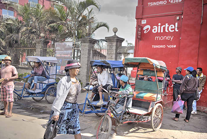 Bicycle rickshaws